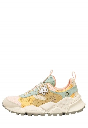 Flower Mountain Kotetsu Sneakers Dames Roze Grijs | RHW3076QR