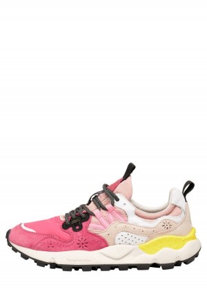 Flower Mountain Yamano 3 Sneakers Dames Fuchsie | ATH4551CD